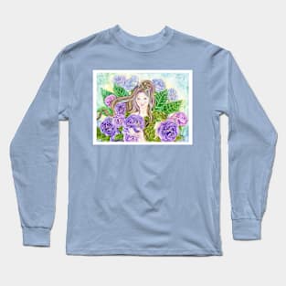 Lilac Mystique Rose Fairy Long Sleeve T-Shirt